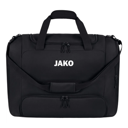JAKO Sporttasche One mit Bodenfach Unisex schwarz Front 
