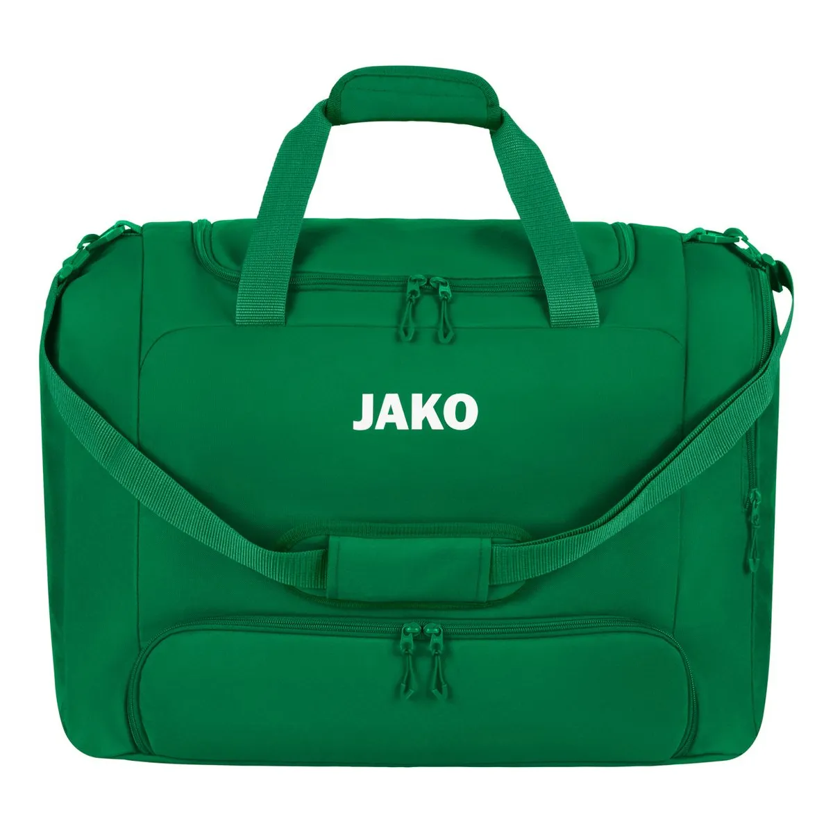 JAKO Sporttasche One mit Bodenfach Unisex sportgruen Front 