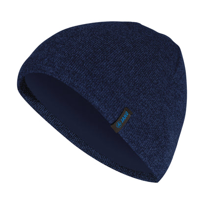 JAKO Strickmütze marine-meliert Front 