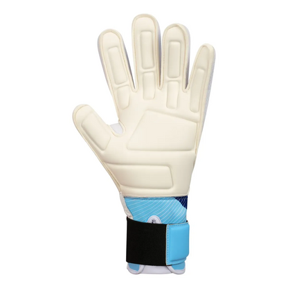 JAKO Torwarthandschuhe River WRC Protection Unisex skyblue-coral-navy Rücken #farbe_skyblue-coral-navy