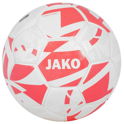 JAKO Fußball Contrast weiß/coral 