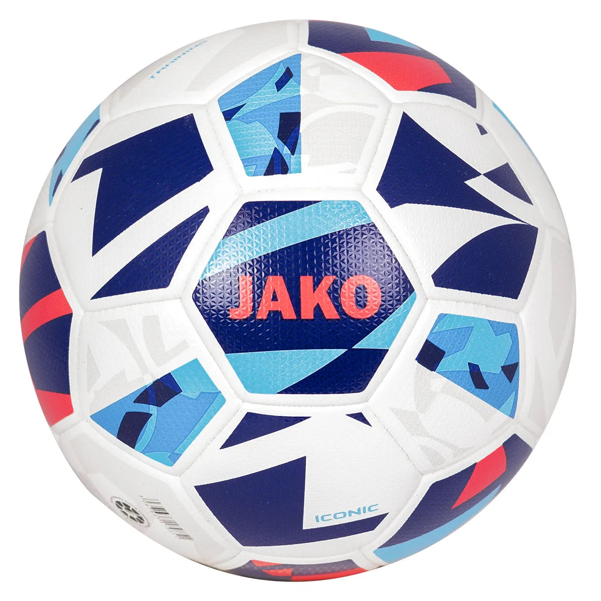 JAKO Fußball Iconic weiß/navy/coral #farbe_weiss-navy-coral