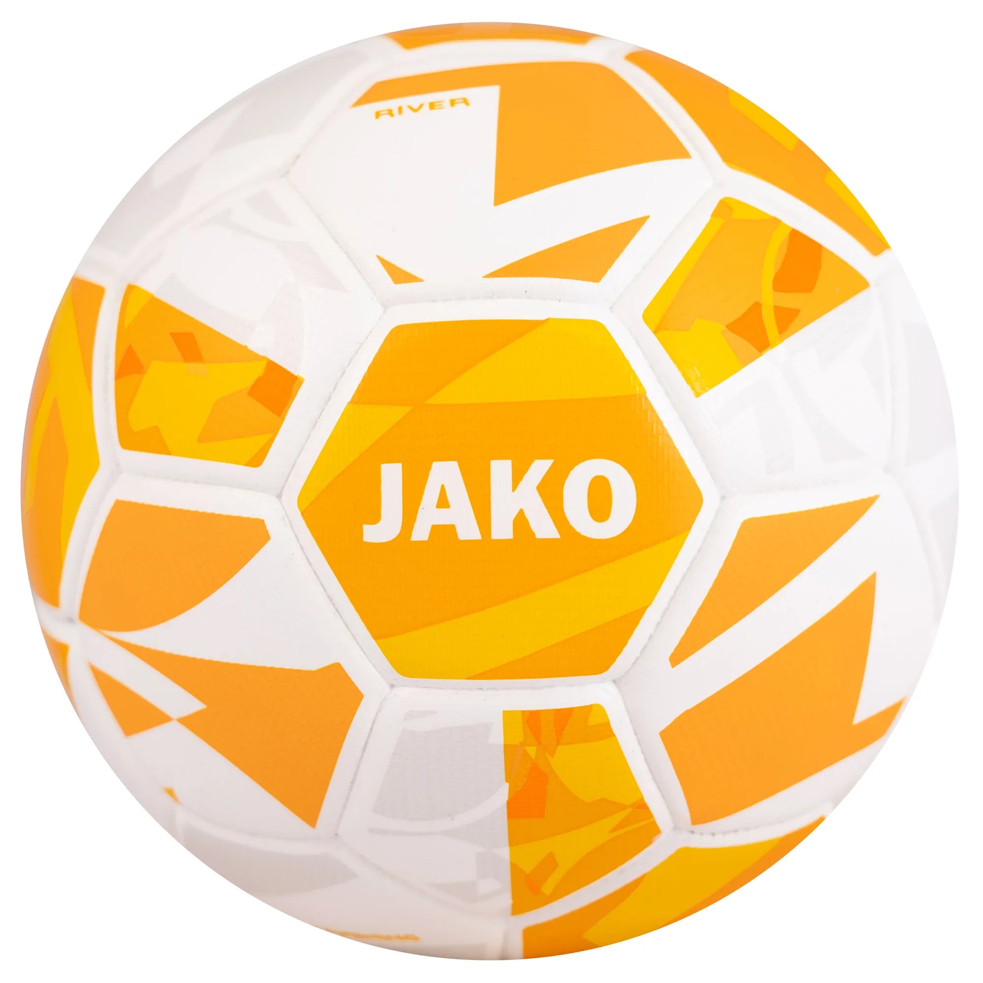 JAKO Fußball River weiß/gelb #farbe_weiss-gelb