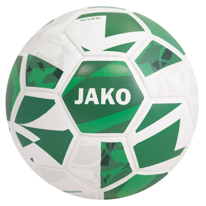 JAKO Fußball River weiß/grün 