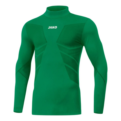 JAKO Turtleneck Comfort 2.0 Kinder sportgruen Front 