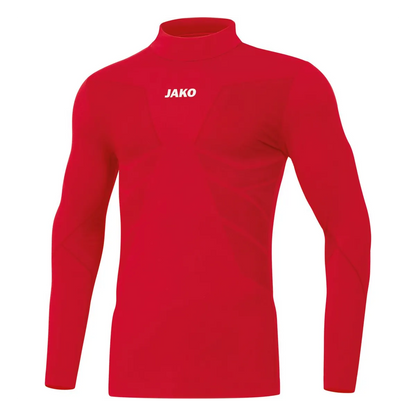 JAKO Turtleneck Comfort 2.0 Kinder sportrot Front 
