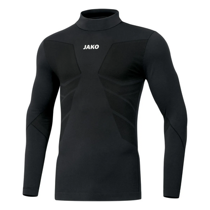 JAKO Turtleneck Comfort 2.0 Unisex schwarz Front 