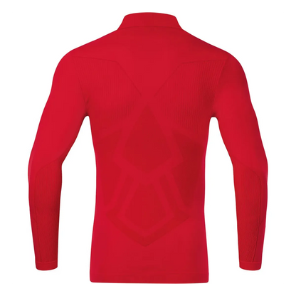 JAKO Turtleneck Comfort 2.0 Unisex sportrot Rücken 