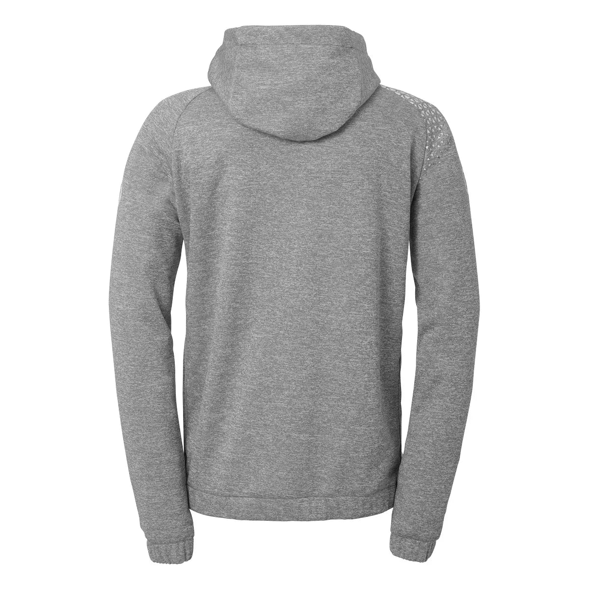 Kempa Kapuzenjacke Ambition 28 Damen dark-grau-melange-weiss Rücken 