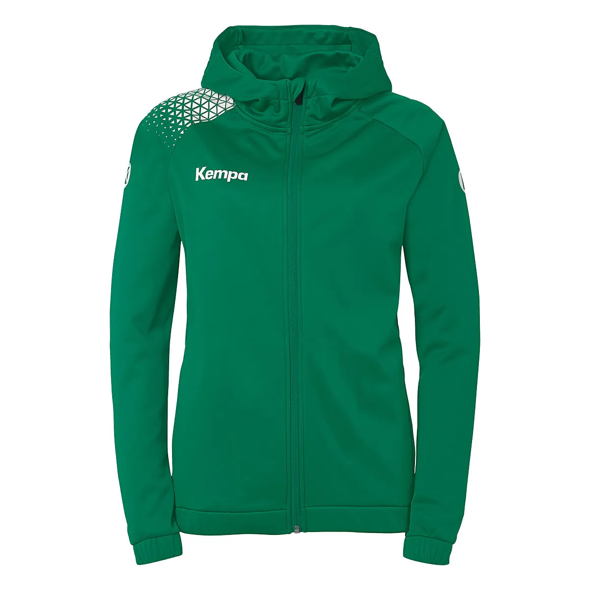 Kempa Kapuzenjacke Ambition 28 Damen lagune-weiss Front 