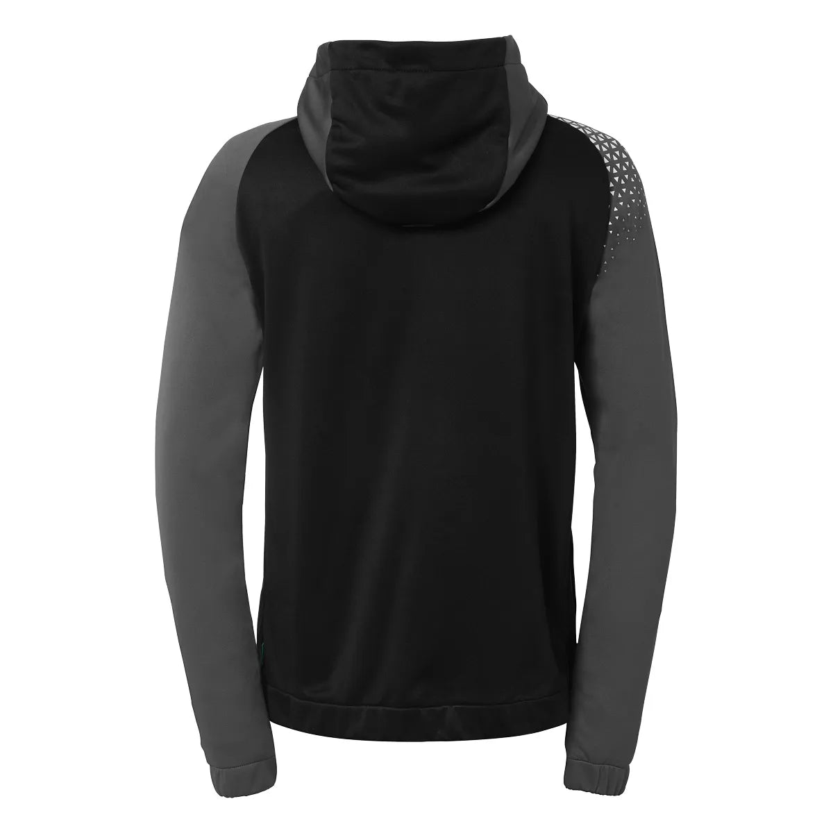 Kempa Kapuzenjacke Ambition 28 Damen schwarz-anthra Rücken #farbe_schwarz-anthra