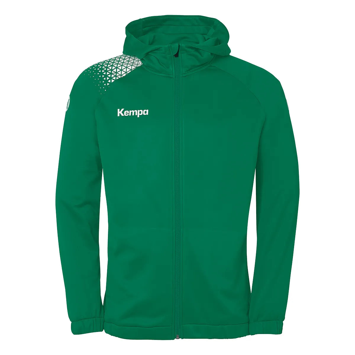 Kempa Kapuzenjacke Ambition 28 Kinder lagune-weiss Front 