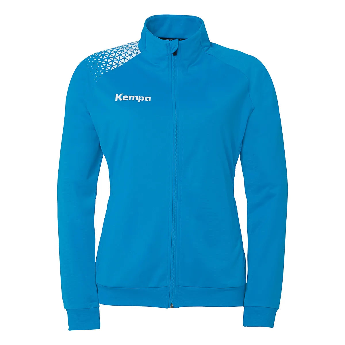 Kempa Trainingsjacke Ambition 28 Poly Damen kempablau-weiss Front 