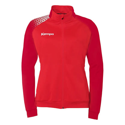 Kempa Trainingsjacke Ambition 28 Poly Damen rot-chilirot Front 