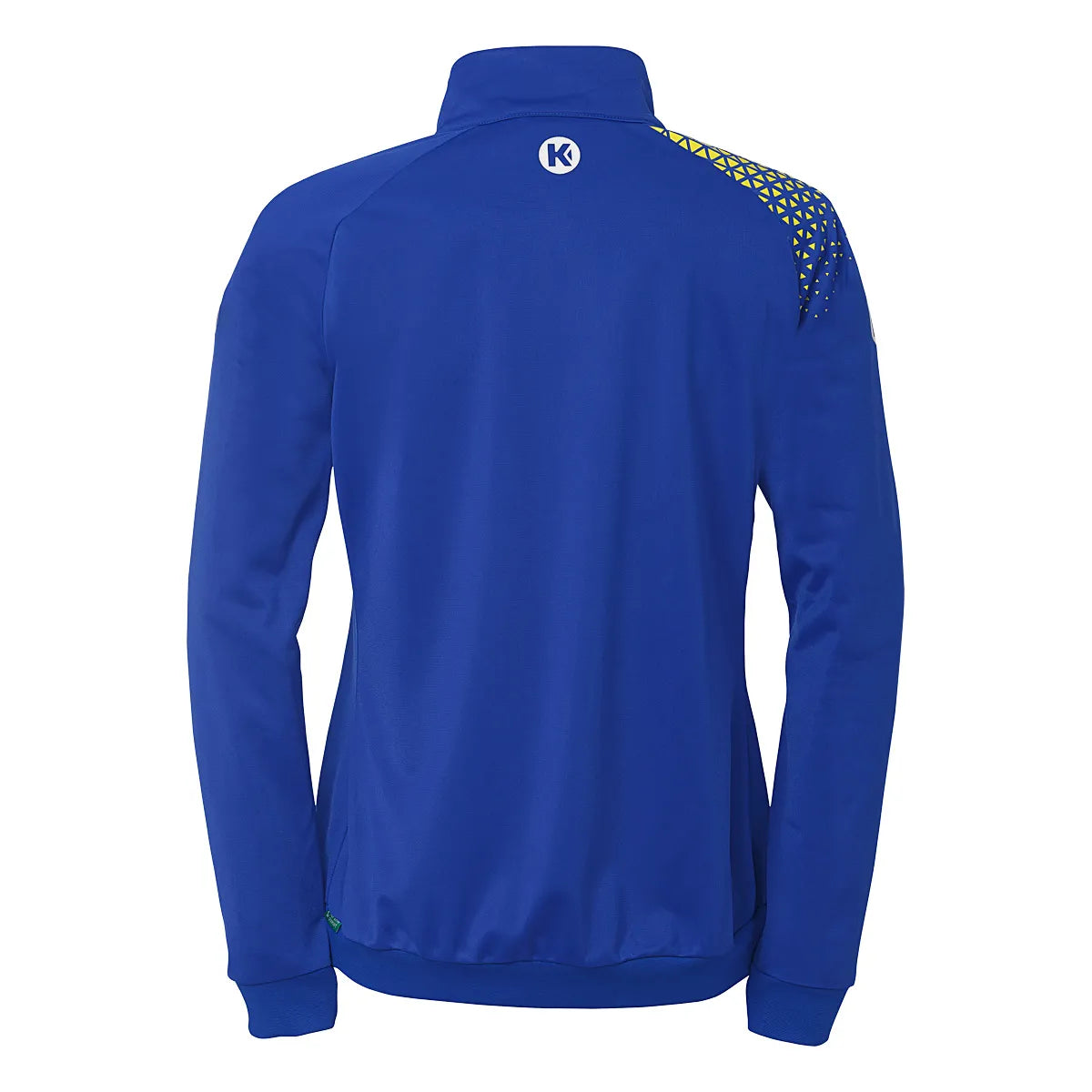 Kempa Trainingsjacke Ambition 28 Poly Damen royal-limonengelb Rücken #farbe_royal-limonengelb