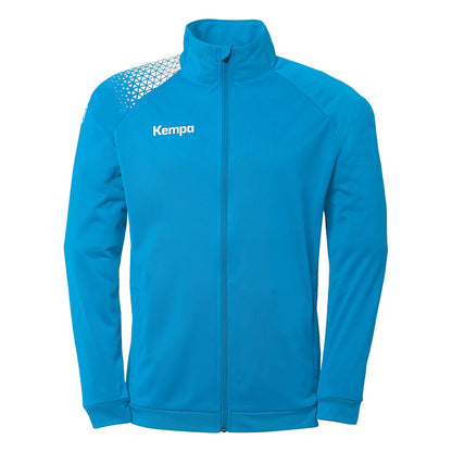 Kempa Trainingsjacke Ambition 28 Poly Unisex kempablau-weiss Front 