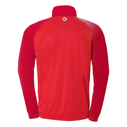 Kempa Trainingsjacke Ambition 28 Poly Kinder rot-chilirot Rücken 