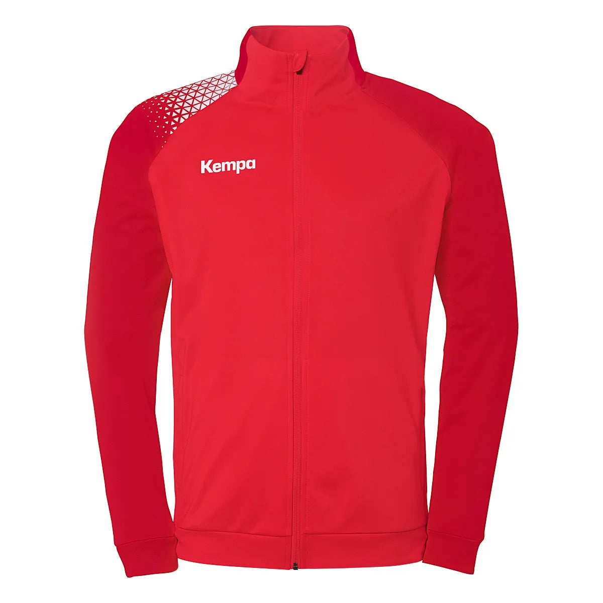 Kempa Trainingsjacke Ambition 28 Poly Kinder rot-chilirot Front 