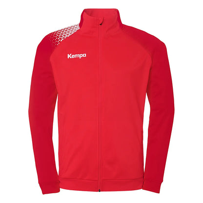 Kempa Trainingsjacke Ambition 28 Poly Kinder rot-chilirot Front 
