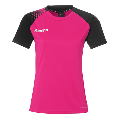 Kempa Trikot Ambition 28 Kurzarm Damen magenta-schwarz Front 