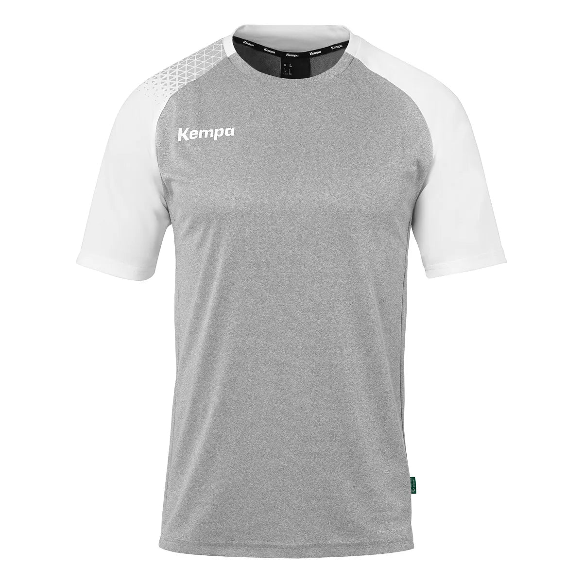 Kempa Trikot Ambition 28 Kurzarm Kinder dark-grau-melange-weiss Front 