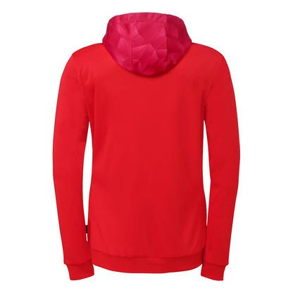 Kempa Kapuzenjacke Athletics 29 Damen rot-chilirot Rücken 