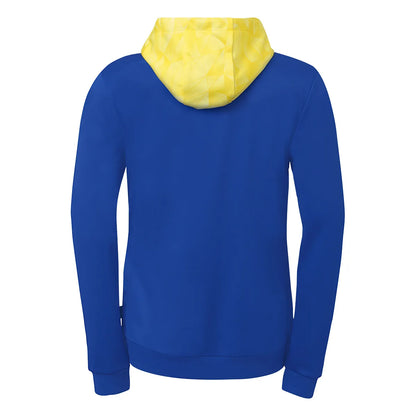 Kempa Kapuzenjacke Athletics 29 Damen royal-limonengelb Rücken 