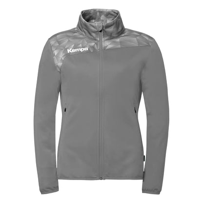 Kempa Trainingsjacke Athletics 29 Poly Damen steingrau Front 