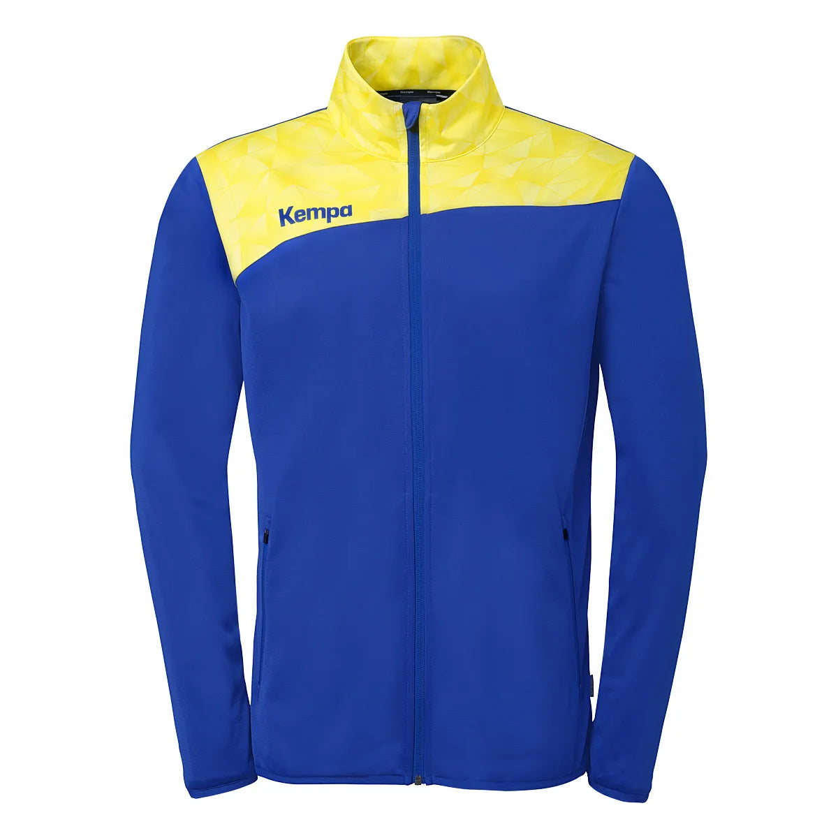 Kempa Trainingsjacke Athletics 29 Poly Kinder royal-limonengelb Front 