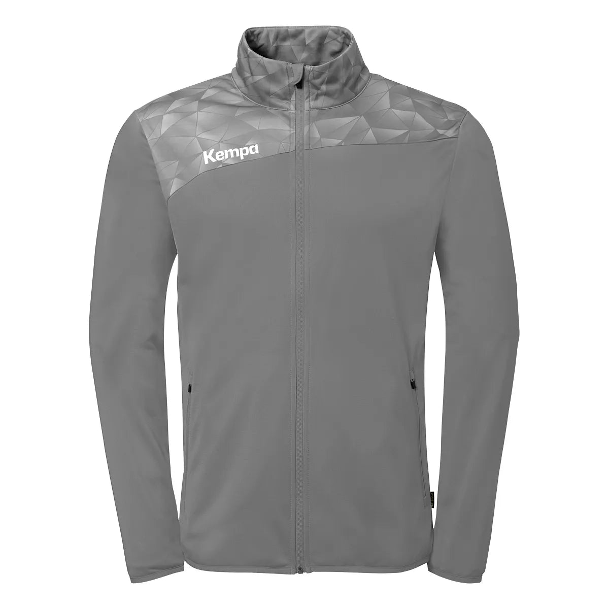 Kempa Trainingsjacke Athletics 29 Poly Kinder steingrau Front 