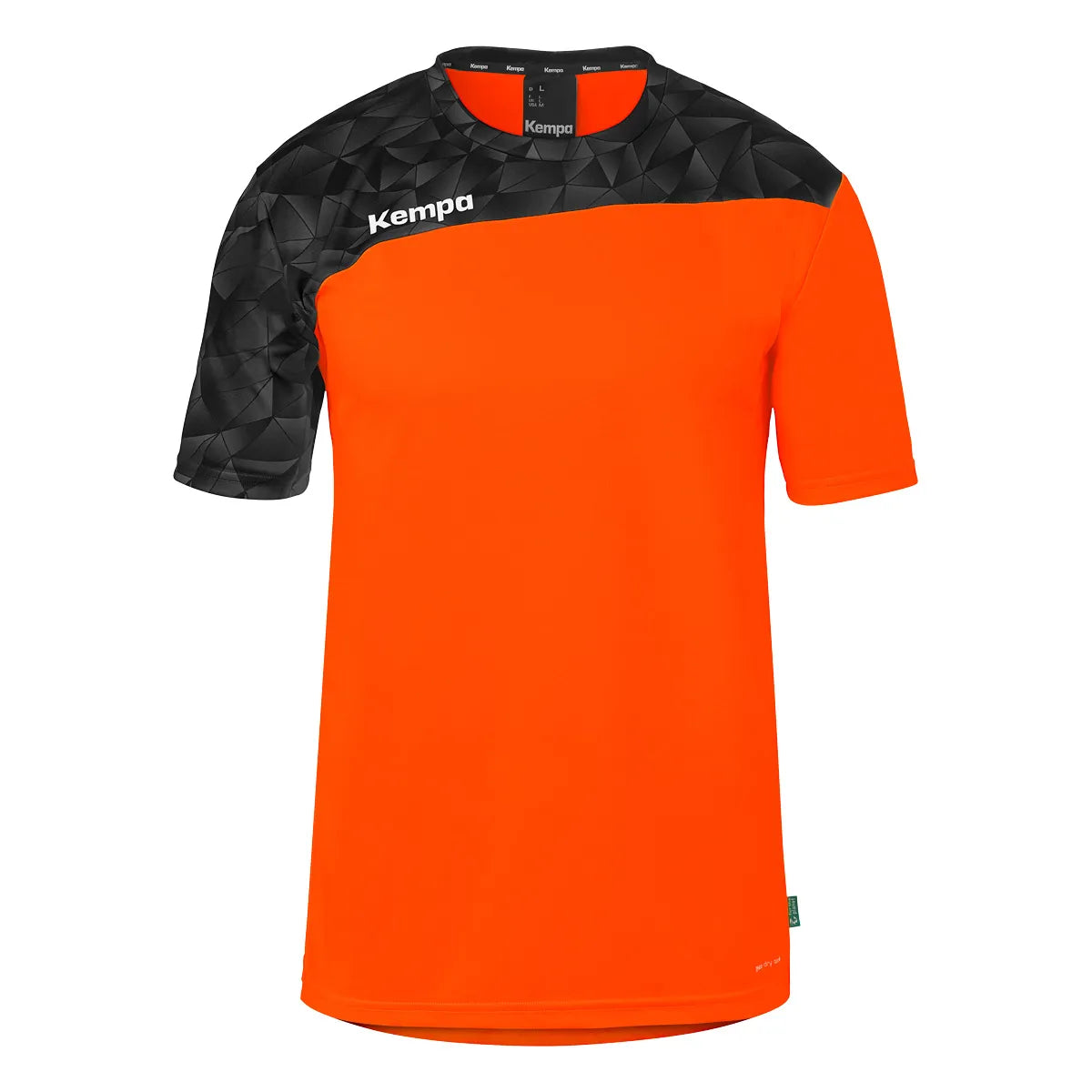 Kempa Trikot Athletics 29 Kurzarm Kinder fluo-orange-schwarz Front 