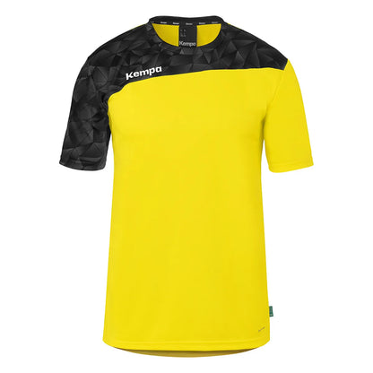 Kempa Trikot Athletics 29 Kurzarm Kinder limonengelb-schwarz Front 