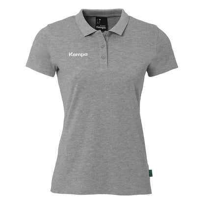 Kempa Poloshirt Classic Damen dark-grau-melange Front 