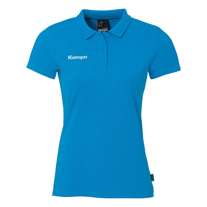 Kempa Poloshirt Classic Damen kempablau Front 