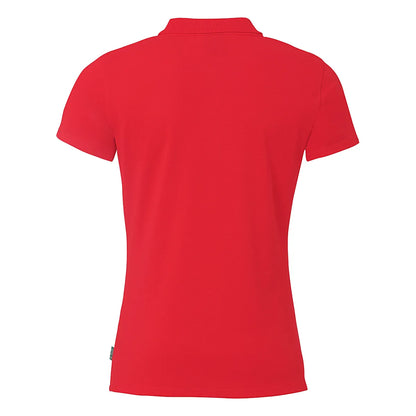 Kempa Poloshirt Classic Damen rot Rücken 