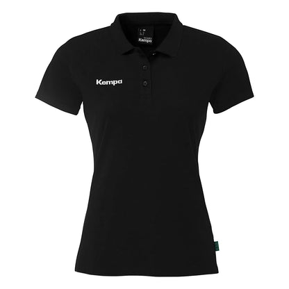 Kempa Poloshirt Classic Damen schwarz Front 