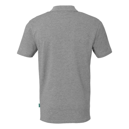 Kempa Poloshirt Classic Kinder dark-grau-melange Rücken 