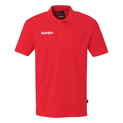 Kempa Poloshirt Classic Unisex rot Front 
