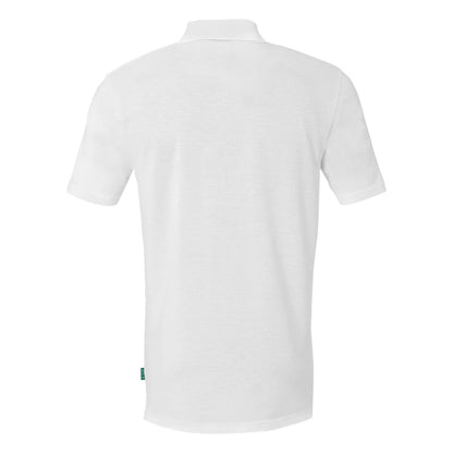 Kempa Poloshirt Classic Unisex weiss Rücken 