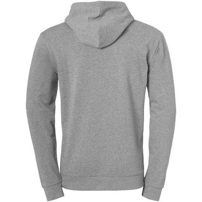 Kempa Kapuzenpullover Unisex dark-grau-melange Rücken 