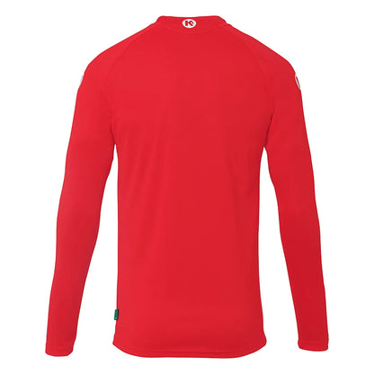 Kempa Funktionsunterwäsche Performance Langarmshirt Unisex rot Rücken 