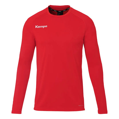 Kempa Funktionsunterwäsche Performance Langarmshirt Unisex rot Front 