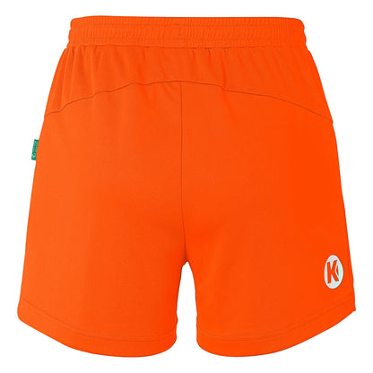 Kempa Short Performance Damen fluo-orange Rücken 