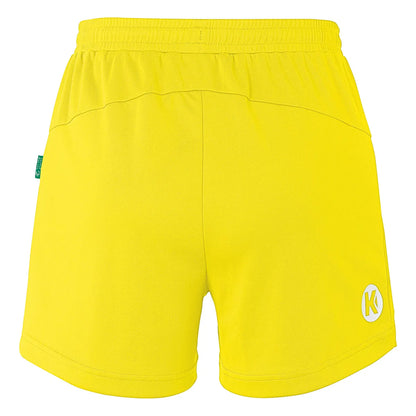 Kempa Short Performance Damen limonengelb Rücken 