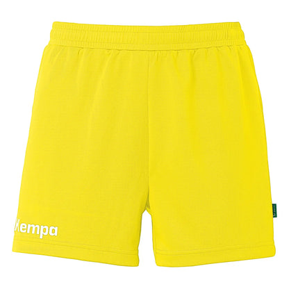 Kempa Short Performance Damen limonengelb Front 