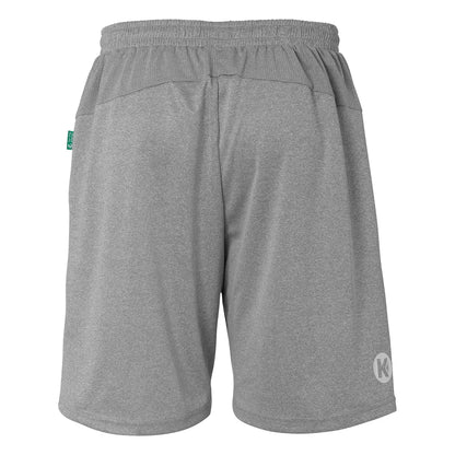 Kempa Short Performance Unisex dark-grau-melange Rücken 