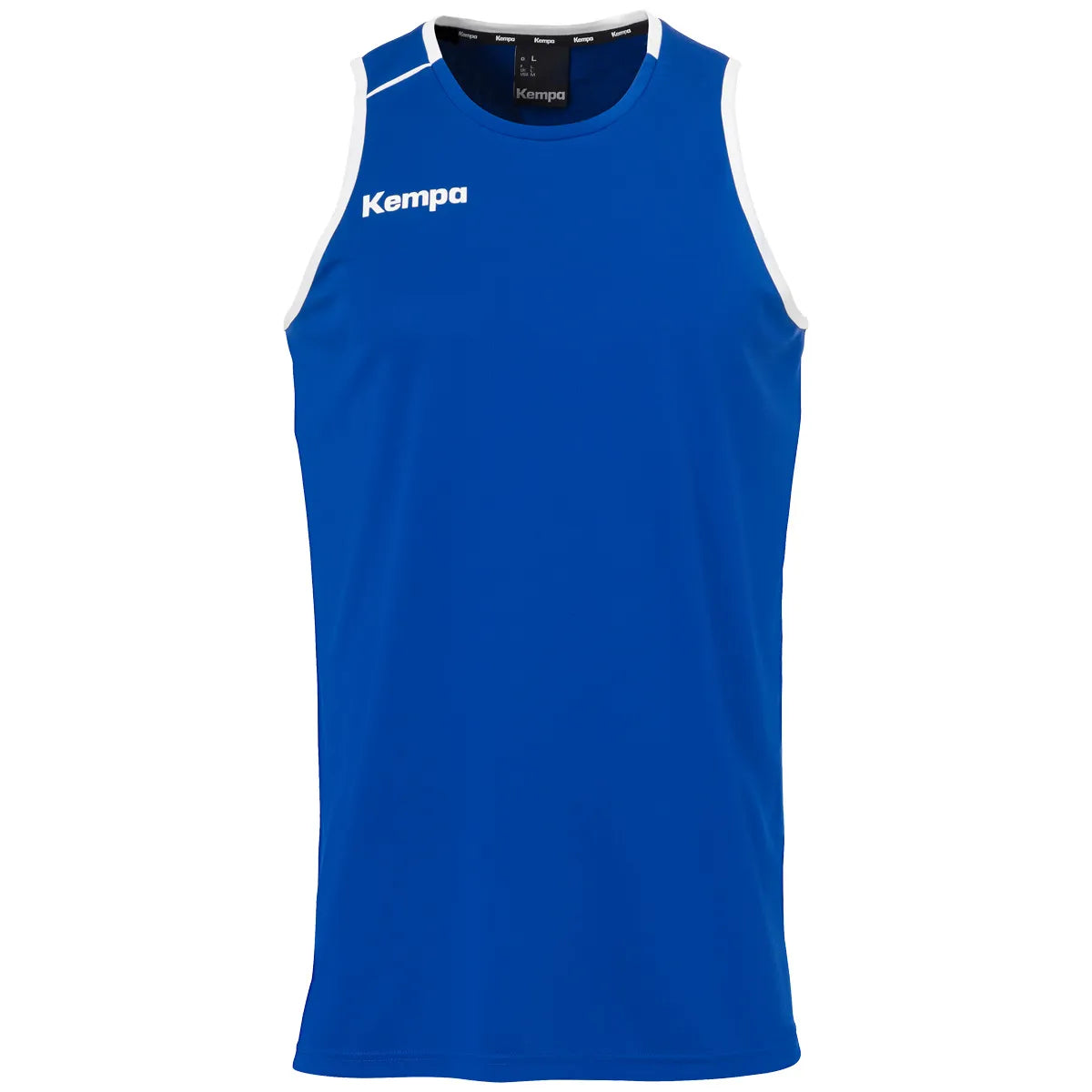 Kempa Tanktop Player Kinder royal-weiss Front 