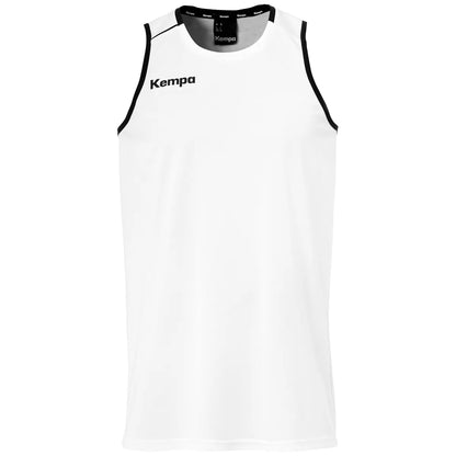 Kempa Tanktop Player Kinder weiss-schwarz Front 