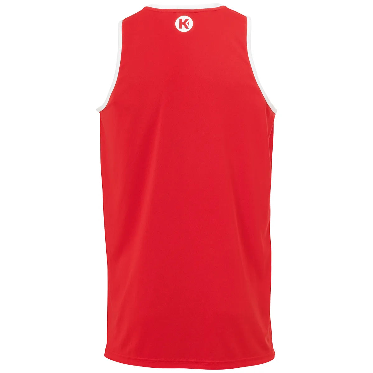 Kempa Tanktop Player Unisex rot-weiss Rücken 