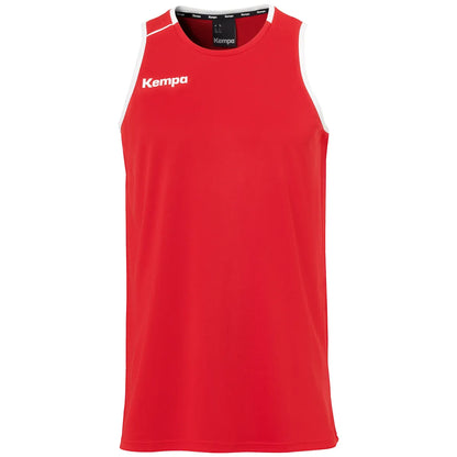 Kempa Tanktop Player Unisex rot-weiss Front 